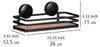 WENKO Static-Loc® Wandablage Alba ohne Bohren Wand Produktbild-Vorschau 5