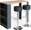 Súprava barového stola Vicco, 117 x 57 cm s 2 barovými Náhľad obrázku produktu 1
