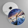 Wanduhr - Rund - Glasuhr - Niederlande Natur Meer Produktbild-Vorschau 2