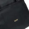 Vezze, Damen Handtasche, italienisches Naturleder, Schwarz, Produktbild-Vorschau 4