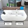 Whirlpool Vollausstattung Pool Badewanne Wanne W49H-PR-SC Produktbild-Vorschau 6