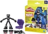 Knetspiel Play-Doh Black Panther garras afiladas noir Produktbild-Vorschau 1