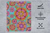 MuchoWow® Mauspad Mousepad Design - Flower Power - Farben Produktbild-Vorschau 3