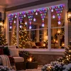 5x0,6 meter LED-lichtgordijn, kerst, sterren, lichtketting, Productafbeelding-voorbeeld 7