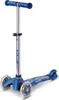Dětská skútr Mini Micro Deluxe Galaxy Glitter LED Navy Blue Náhled obrázku produktu 1