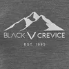 BLACK CREVICE - T-shirt merino da uomo | Colore: Grigio | Anteprima dell’immagine prodotto 4