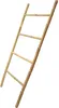Scala in bambù, altezza 115 cm, portasciugamani, scala per Anteprima dell’immagine prodotto 1