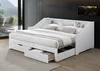 Kondela Ausziehbett mit Stauraum Moneta - Weiß Produktbild-Vorschau 9