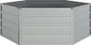 vidaXL Garten-Hochbeet 129x45 cm Verzinkter Stahl Silber Produktbild-Vorschau 3