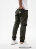 Männer Militär Grün Jogger Stoffhosen Jigga Wear Crown L Produktbild-Vorschau 1