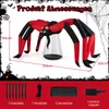 COSTWAY Halloween pavúk samonafukovací, strašidelná Náhľad obrázku produktu 2