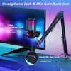 Gaming Mikrofon, USB Microphone mit Arm, für MAC PS4 PS5 Produktbild-Vorschau 4
