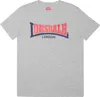 Herren T-Shirt normale Passform TWO TONE Marl Grey/Navy/Red Produktbild-Vorschau 2