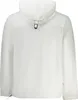 Back view of a white hooded jacket. Náhled obrázku produktu