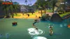 A scene from a video game showing characters in a tropical environment. Produktbild-Vorschau