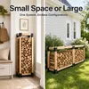YARDIN, ensemble de 4 supports pour empiler le bois de Voir les images du produit 5