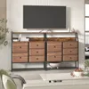 Iropro Kommode mit 5 Schubladen, Stoff-Kommode mit Produktbild-Vorschau 9