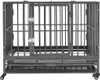 The Living Store Hundekäfig mit Rollen Stahl 92x62x76 cm Produktbild-Vorschau 2