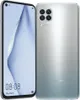 A silver Huawei P40 Lite smartphone is shown from the front and back. Produktbild-Vorschau