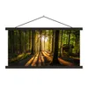 MuchoWow® Textilposter Sonne - Bäume - Wald - Landschaft - Produktbild-Vorschau 1