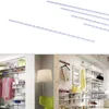 Regalsystem Weiß 2-reihig 100 cm Schiene ohne Träger Produktbild-Vorschau 2