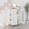 vidaXL Sideboard Weiß 69,5x34x90 cm Holzwerkstoff -  Produktbild-Vorschau 12