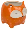 Keramik Übertopf Tierform, Fuchs Blumentopf Produktbild-Vorschau 1