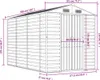vidaXL Szopa narzędziowa antracyt 191x300x198 cm Stal Podgląd zdjęcia produktu 6