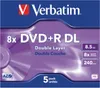 VERBATIM 43541 Double Layer Silber Surface DVD+R 8X Rohling Produktbild-Vorschau 8