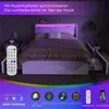 OYAJIA 140 cm x 200 cm Polsterbett LED-Beleuchtung Produktbild-Vorschau 7