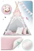 Nukido 740022 Kindertent met guirlande en lichtjes - roze Productafbeelding-voorbeeld 22