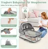 5 in 1 Reisebett Klappbar, 110 x 78 cm Beistellbett mit Produktbild-Vorschau 4