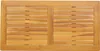 vidaXL Tischplatte Öl-Natur 100 x 50 x 2 cm Massivholz Produktbild-Vorschau 1