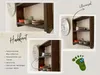 LS-LebenStil Vintage Holz Wandregal 31x25cm Braun ️ Produktbild-Vorschau 7