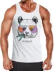 Herren Tank-Top Panda Bär Aufdruck Tiermotiv mit Produktbild-Vorschau 1