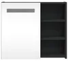 vidaXL Zrcadlová skříňka s LED osvětlením černá 60x13x52 cm Náhled obrázku produktu 4