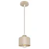 MasterLED Pendelleuchte E27 1-flammig Beige Metall 12 cm Produktbild-Vorschau 1