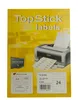 Etykiety uniwersalne TOP STICK, 70 x 36 mm, białe, 100 Podgląd zdjęcia produktu 2