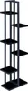 A black, multi-tiered plant stand. Anteprima dell’immagine prodotto