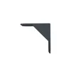 A dark gray corner bracket is shown against a white background. Produktbild-Vorschau