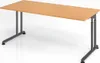 Schreibtisch Nilo | Buche | Graues Gestell | BxT 180x80cm | Produktbild-Vorschau 1