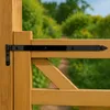 ADGO, cerniere per porte, cerniere per cancelli, nere, Anteprima dell’immagine prodotto 5