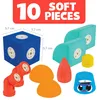 Sada magnetických pěnových kostek Blockaroo, Loď 10 dílů Náhled obrázku produktu 6