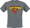 Superman T-Shirt Herren Blockletter Logo dunkelgrau XXL Produktbild-Vorschau 2