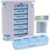 Tablettenbox Pillenbox 7 Tage 4 Fächer Medikamentenbox Produktbild-Vorschau 3