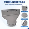 Abluftadapter Klimaanlage Fenster 130/150mm Universal, Produktbild-Vorschau 3