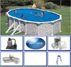 Stahlwandpool Set (6-teilig) hoch oval 610 x 375 x 120 cm, Produktbild-Vorschau 6