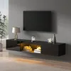 Merax Wand-TV-Ständer mit LED-Beleuchtung und 2 Türen, Produktbild-Vorschau 1