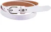 Prato Gürtel G02 ovale Schnalle S weiss 85 cm Produktbild-Vorschau 1