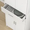 HOMCOM Mobile da cucina a buffet con ripiani regolabili e Anteprima dell’immagine prodotto 9